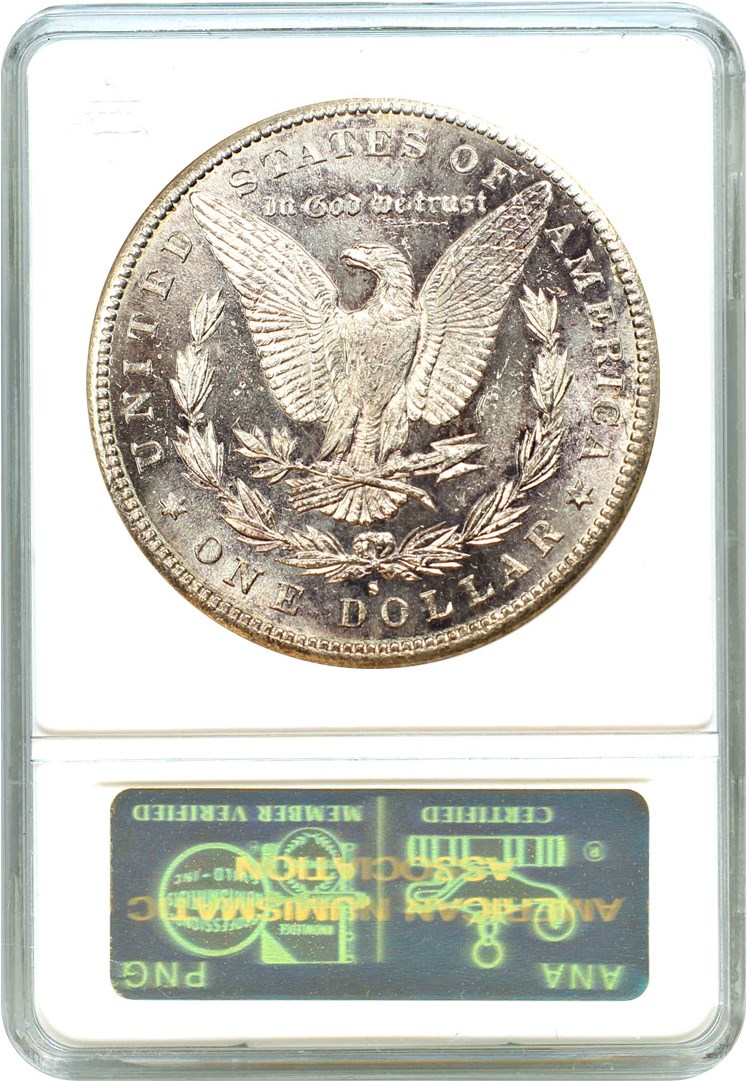 image for: 1889-S $1 ANACS MS63 DMPL