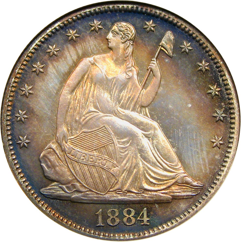 image for: 1884 50c NGC/CAC Proof 65 (OH)