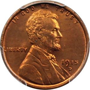 image for: 1915-D 1c PCGS MS66 RD