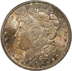 image for: Top 100 VAM: 1880-S $1 PCGS MS64 (VAM-10, 8/7 Crossbar)