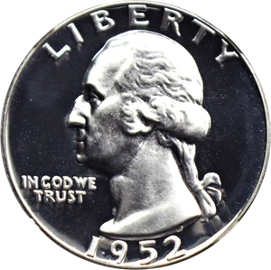 image for: 1952 25c NGC Proof 68 CAM