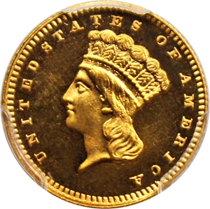 image for: 1886 G$1 PCGS/CAC Proof 64+ CAM