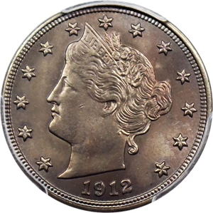 image for: 1912-S 5c PCGS MS66