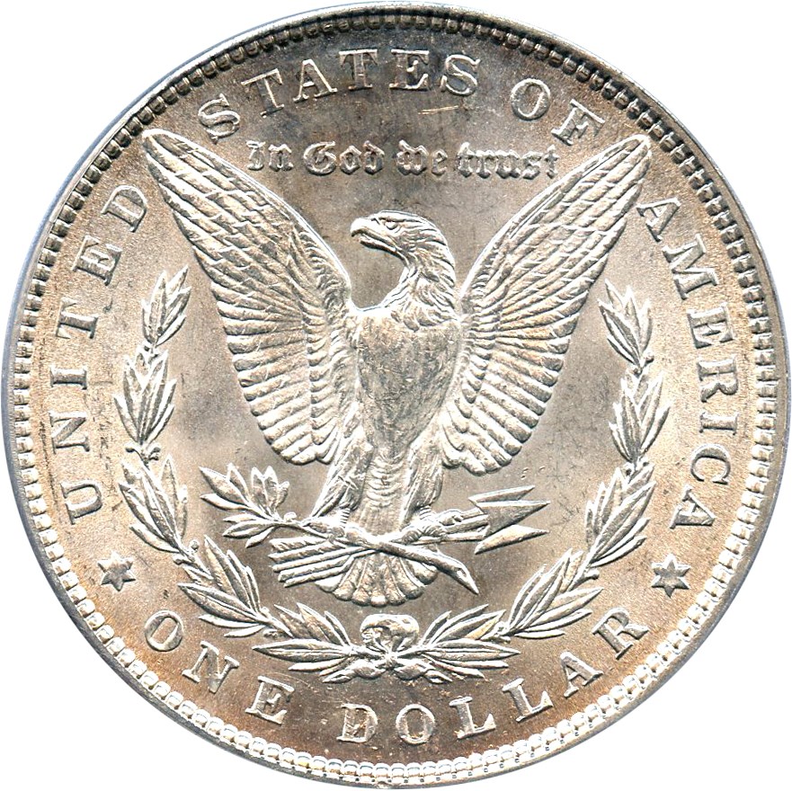 image for: Hot 50 VAM: 1885 $1 PCGS MS61 (VAM-1B, Pitted Reverse)