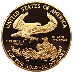 image for: 1995-W American Gold Eagle Set NGC Proof 70 UCAM (4 Coins $5, $10, $25, $50)