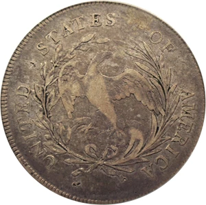 image for: 1798 Small Eagle $1 PCGS VF25 (15 Stars Obverse)