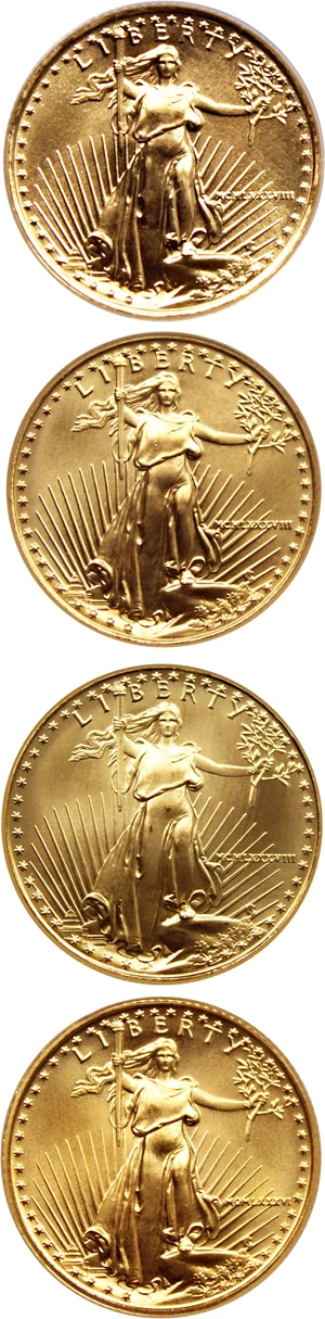 image for: 1988 Gold Eagle Set NGC MS69 (4 coins: $5, $10, $25, $50)