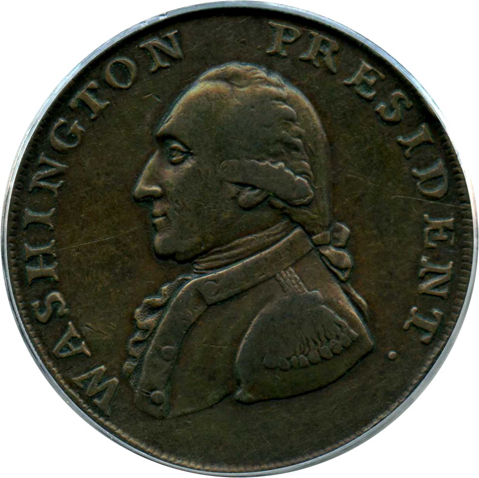 image for: 1791 Washington Cent PCGS XF45 (Small Eagle)