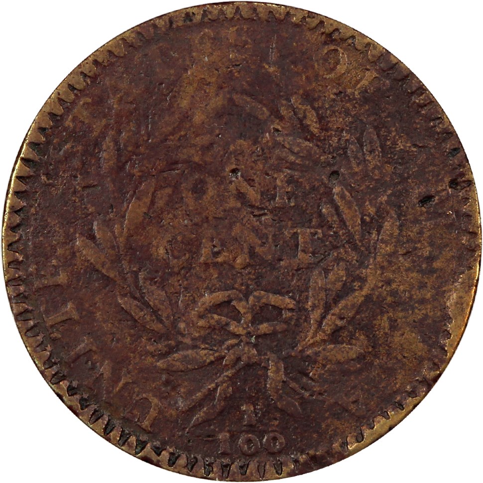 image for: 1794 1c PCGS VG-8 (Starred Reverse)