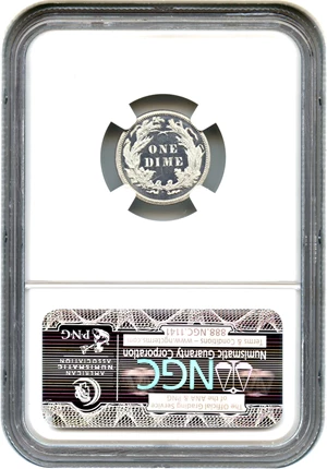 image for: 1881 10c NGC Proof 68 CAM