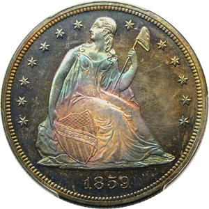 image for: 1859 $1 PCGS Proof 66