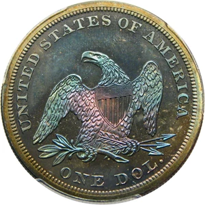 image for: 1859 $1 PCGS Proof 66