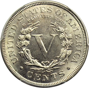 image for: 1886 5c PCGS MS66