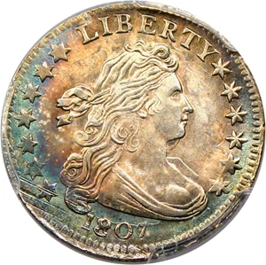 image for: 1807 10c PCGS MS65 (JR-1)