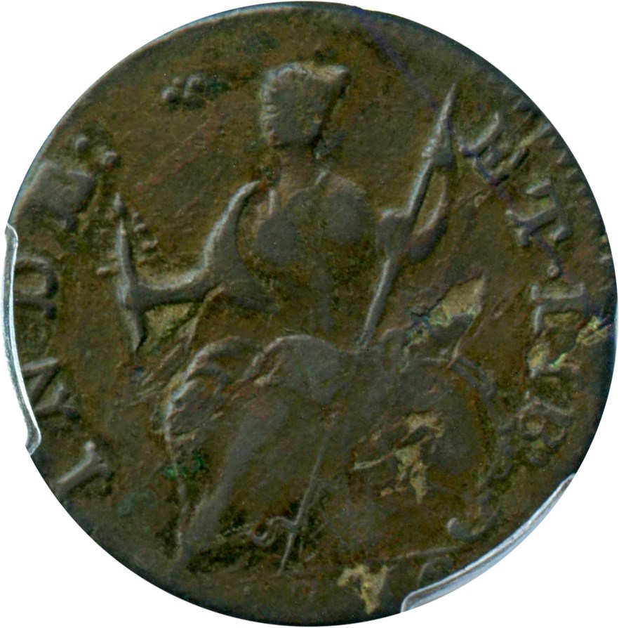 image for: 1786 Connecticut PCGS VF25 (Mailed Bust Left)