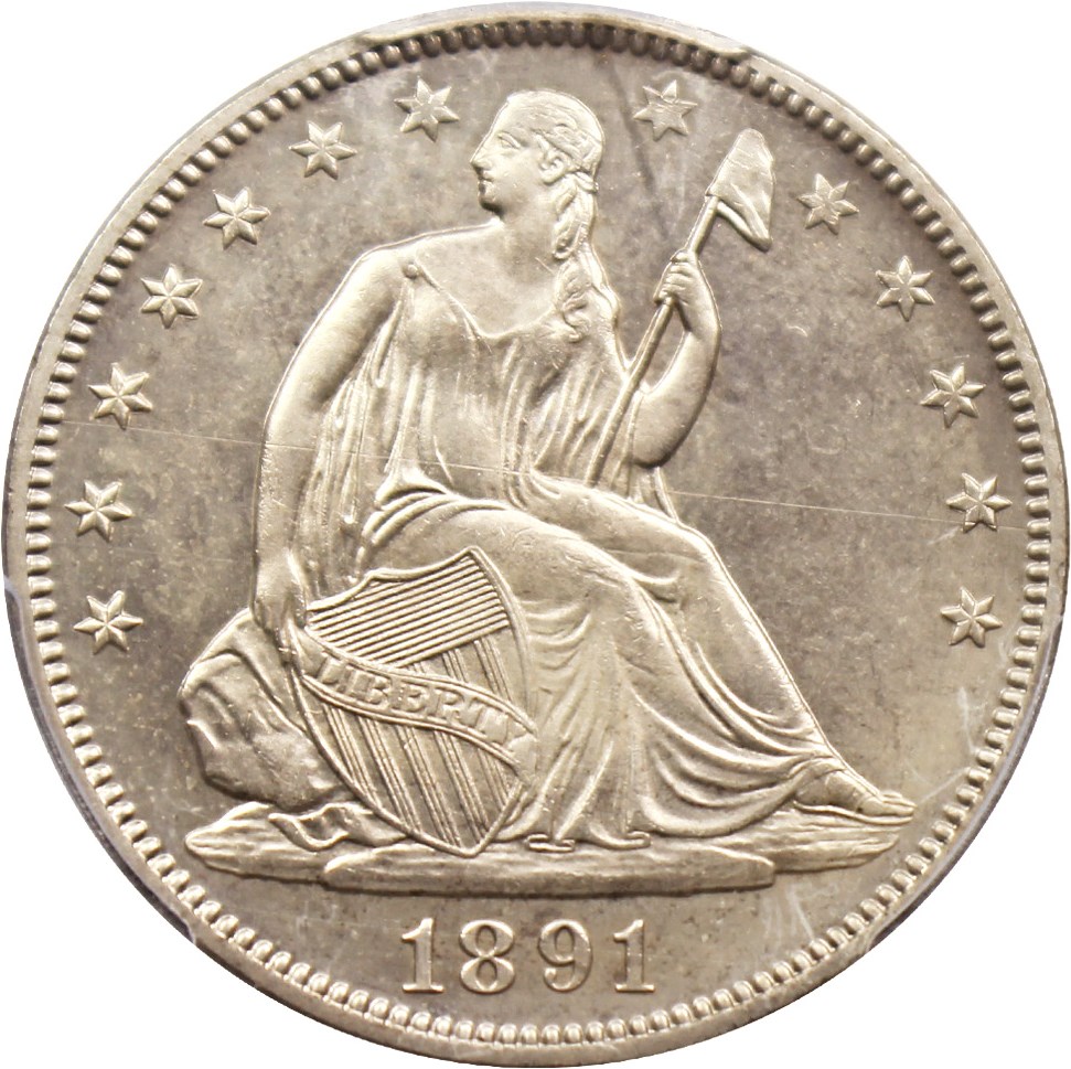 image for: 1891 50c PCGS Proof 63