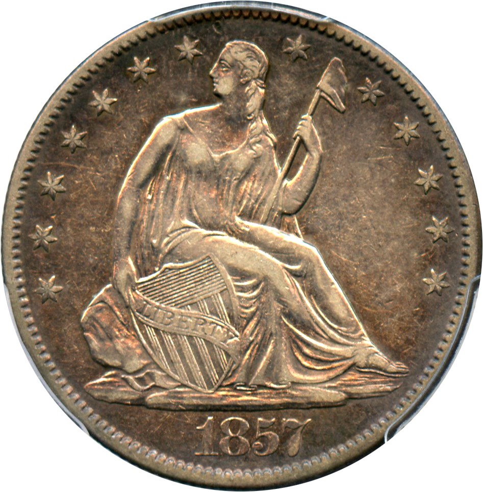 image for: 1857-O 50c PCGS/CAC XF40