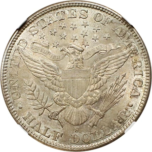 image for: 1892-S 50c NGC MS66