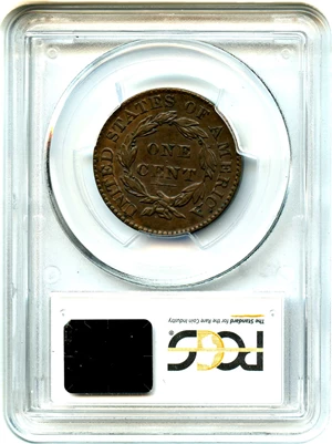 image for: 1828 1c PCGS AU53 (Small Wide Date)