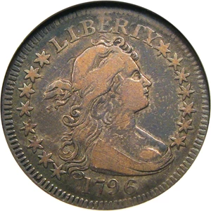 image for: 1796 25c NGC VF25 (B-1)