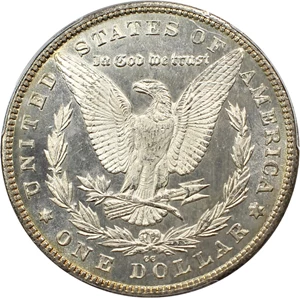 image for: 1880-CC $1 PCGS MS65 DMPL