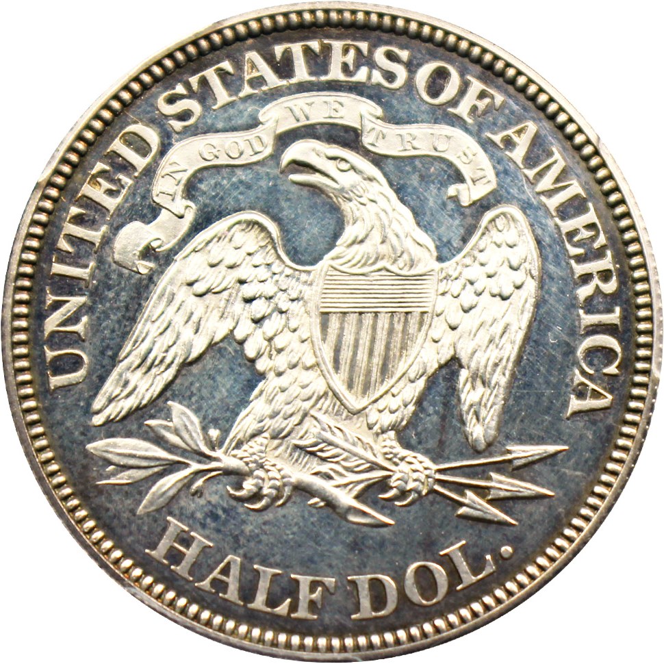 image for: 1872 50c PCGS Proof 62 CAM