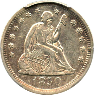 image for: 1850-O 25c PCGS XF40