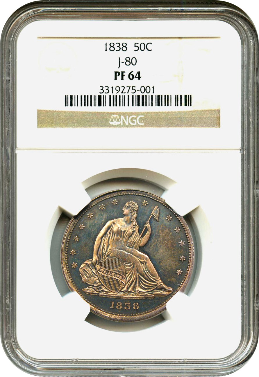 image for: 1838 Pattern P50C NGC Proof 64 (J-80)