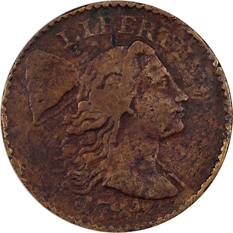 image for: 1794 1c PCGS VG-8 (Starred Reverse)