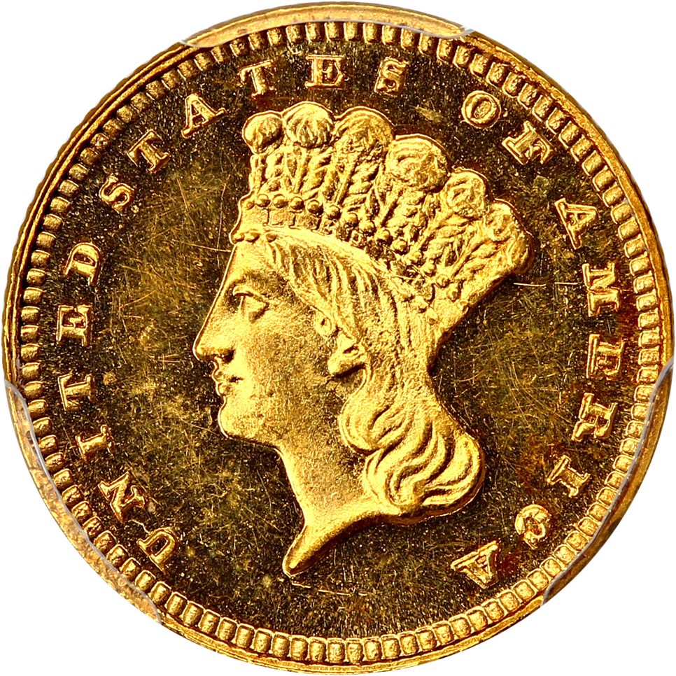 image for: 1887 G$1 PCGS/CAC Proof 63 CAM
