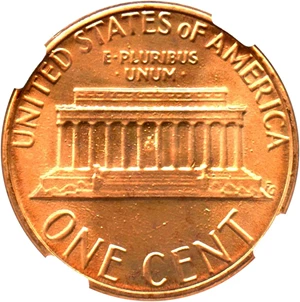 image for: 1982-D 1c NGC MS68 RD (Zinc, Large Date)