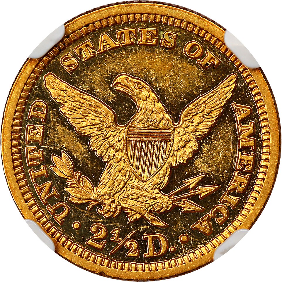 image for: 1898 $2 1/2 NGC Proof 61 CAM