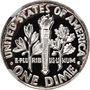 image for: 1957 10c NGC Proof 69 CAM