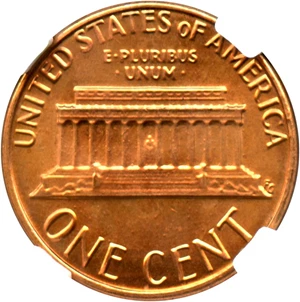image for: 1982-D 1c NGC MS68 RD (Zinc, Large Date)