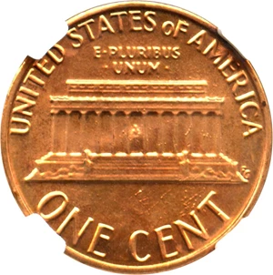 image for: 1982-D 1c NGC MS68 RD (Zinc, Large Date)