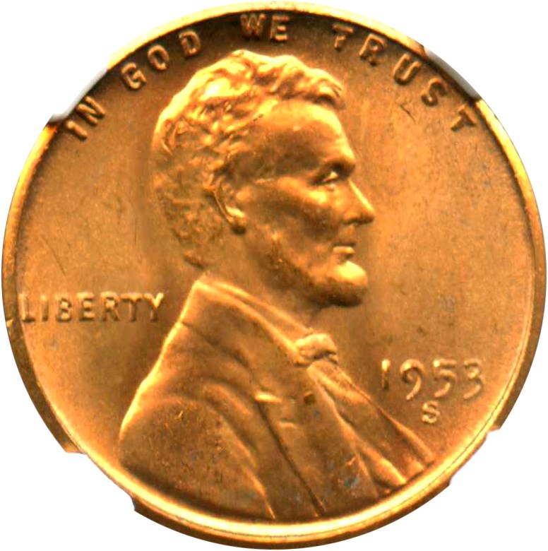 1953 S Lincoln Penny Wheat Reverse RD Coin Pricing Guide | The