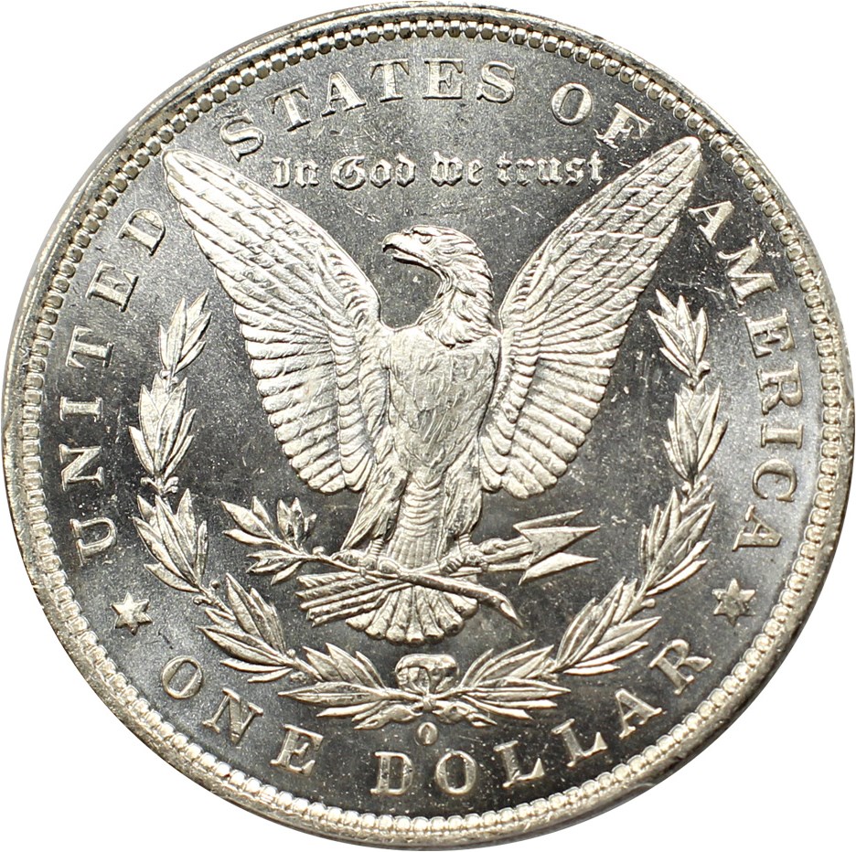 image for: Top 100 VAM: 1884-O $1 PCGS/CAC MS64 PL (VAM-6, O/O)