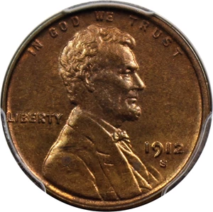 image for: 1912-S 1c PCGS/CAC MS64 RB