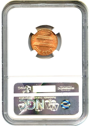 image for: 1982-D 1c NGC MS68 RD (Zinc, Large Date)