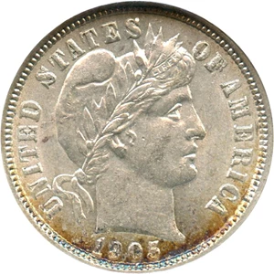 image for: 1905-O 10c NGC MS61