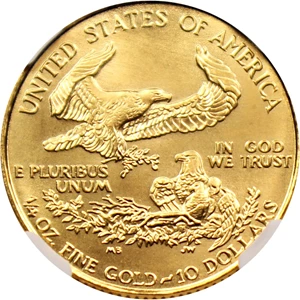 image for: 1994 Gold Eagle $10 NGC MS69