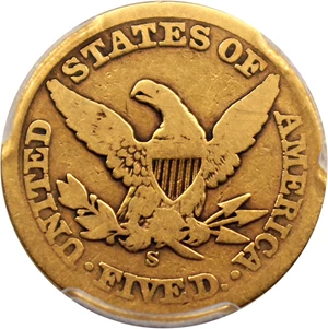 image for: 1860-S $5 PCGS Good-04