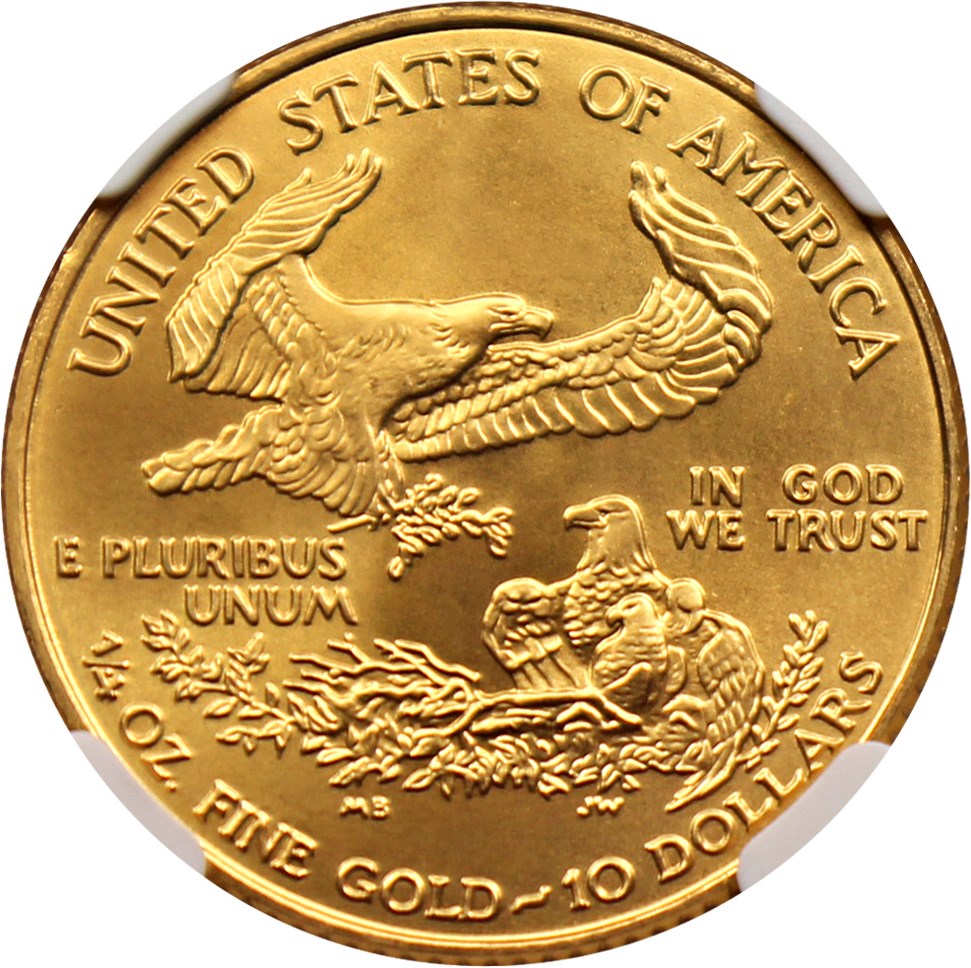 image for: 2000 Gold Eagle $10 NGC MS69