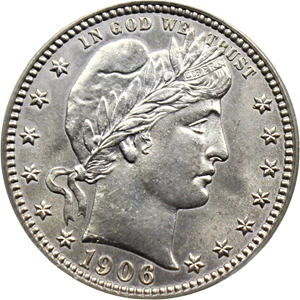 image for: 1906-D 25c PCGS/CAC MS62 (OGH)