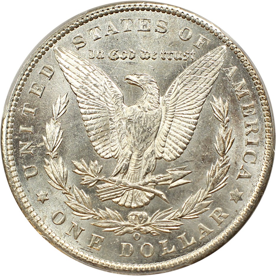 image for: Top 100 VAM: 1900-O $1 PCGS MS63 (VAM-15, Doubled Stars)
