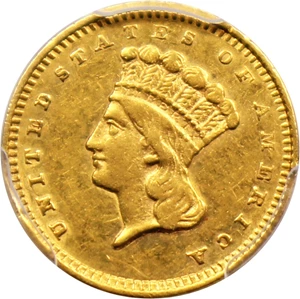 image for: 1860-S G$1 PCGS AU53
