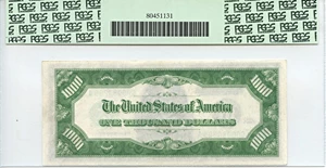 image for: FR. 2211a-G 1934 $1000 DGS Federal Reserve Note PCGS Gem New 65 PPQ