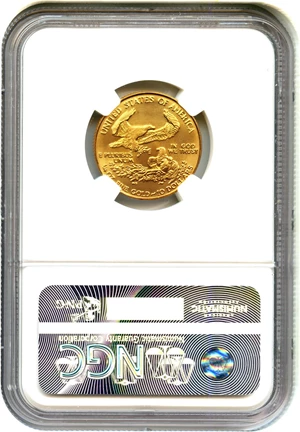 image for: 1990 Gold Eagle $10 NGC MS69