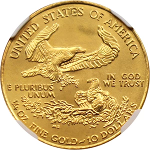 image for: 1996 Gold Eagle $10 NGC MS69