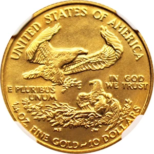 image for: 1992 Gold Eagle $10 NGC MS69